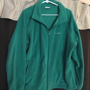 Green Columbia Fleece Jacket